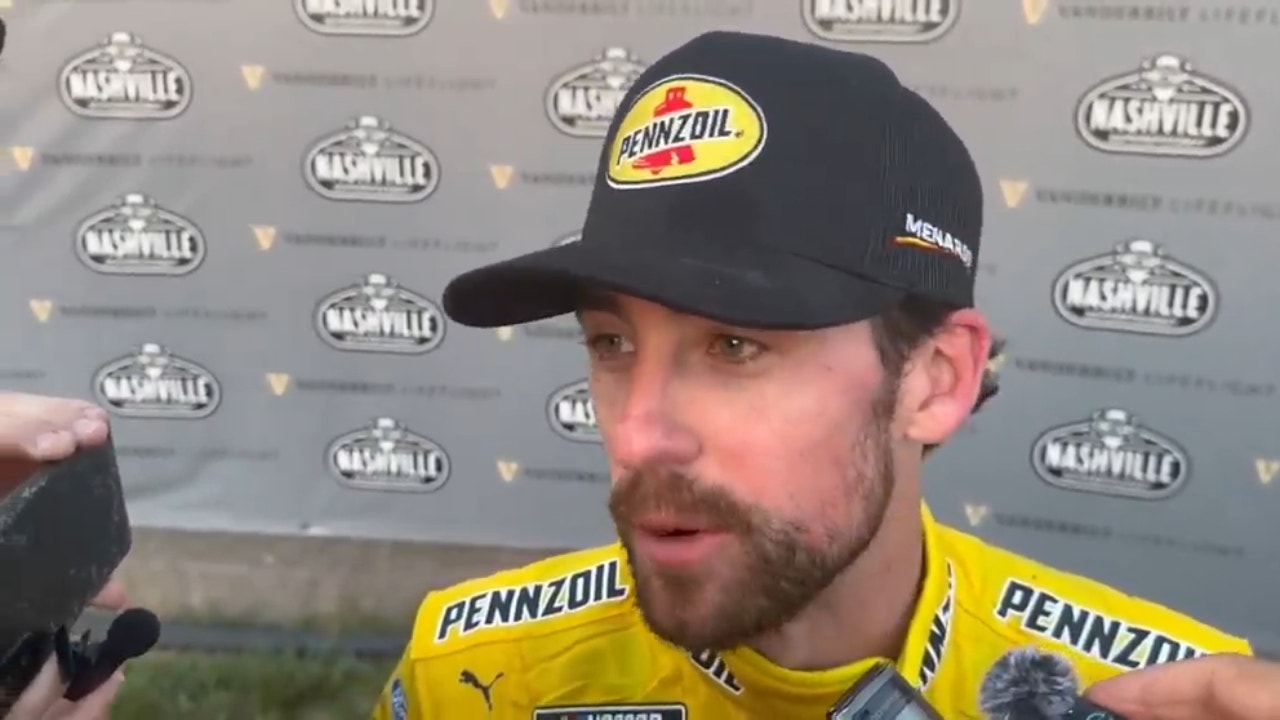 'I'm fine, just kind of pissed' — Ryan Blaney on taking the big hit during the Ally 400