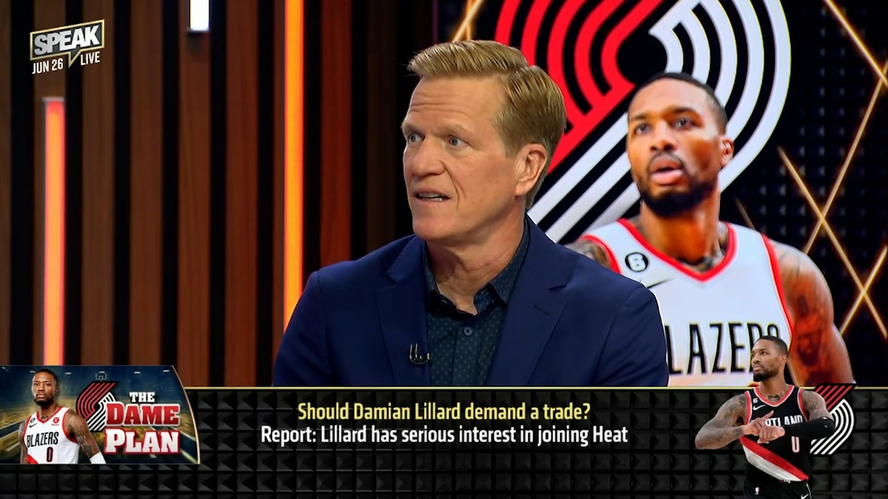 Should Damian Lillard request a trade from Portland and join Miami? | NBA | SPEAK