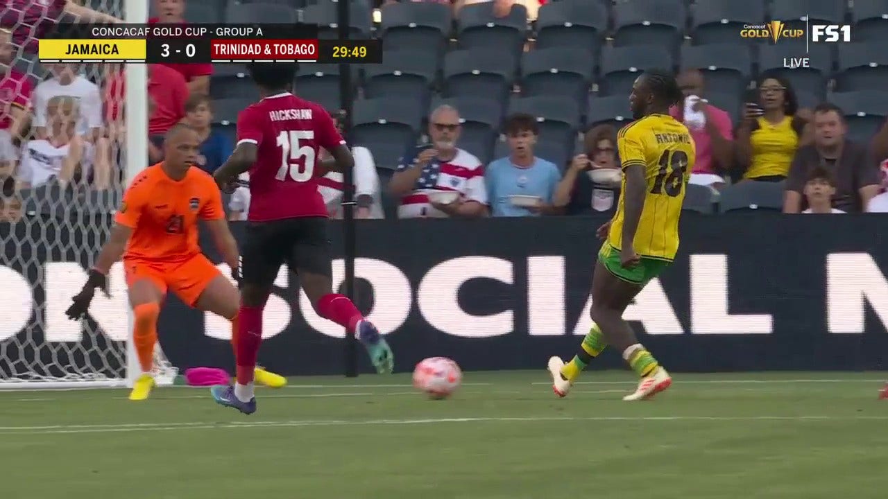 Demarai Gray extends Jamaica's lead to 3-0 against Trinidad & Tobago