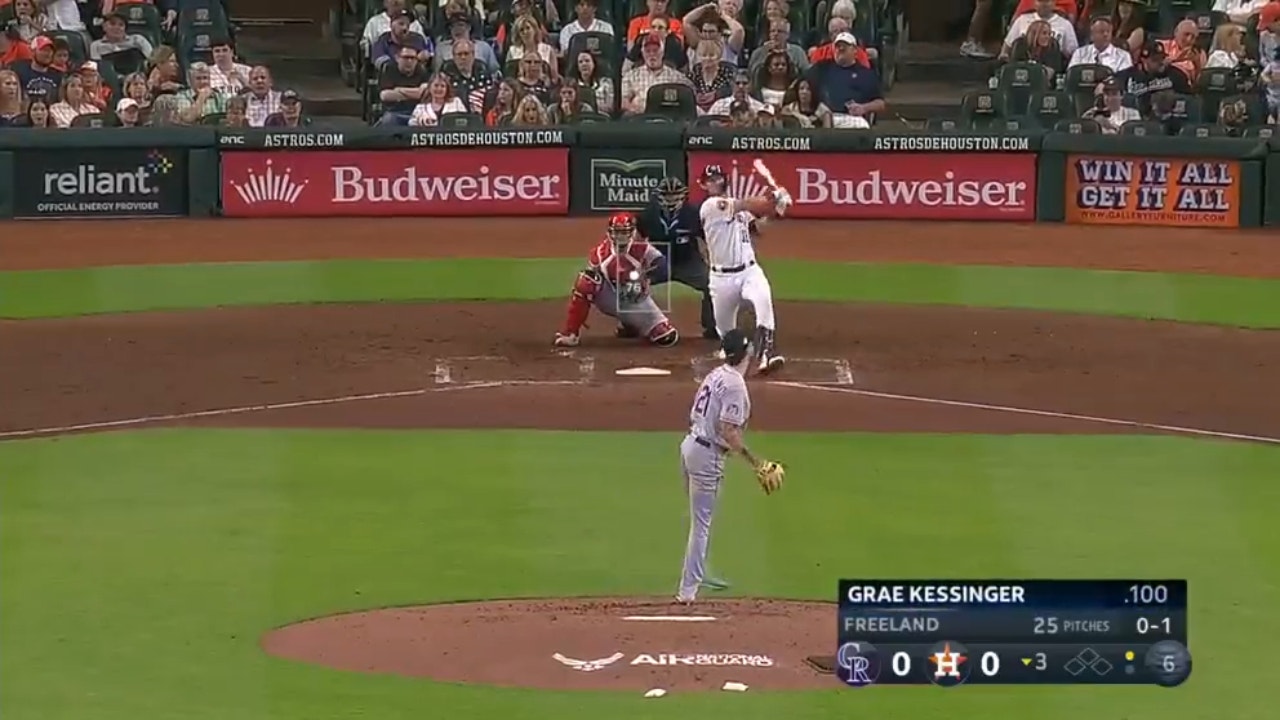 Grae Kessinger smacks his FIRST MLB homer to help the Astros grab the ...