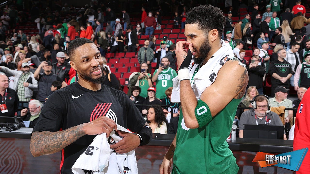 Jayson Tatum is trying to get to Dame Lillard to Celtics, per reports | FIRST THINGS FIRST