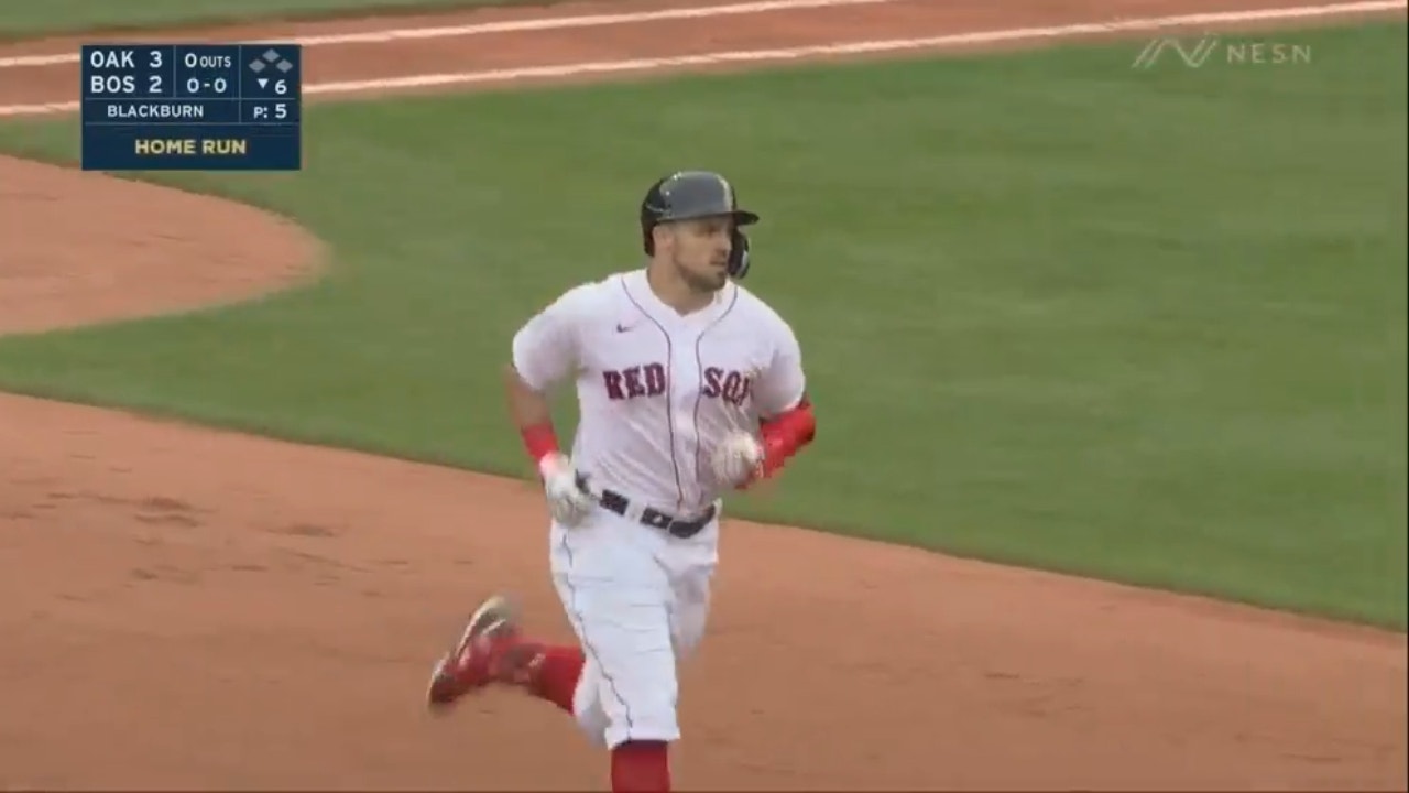 Red Sox's Adam Duvall CRUSHES a solo home run to help close the gap against the Athletics