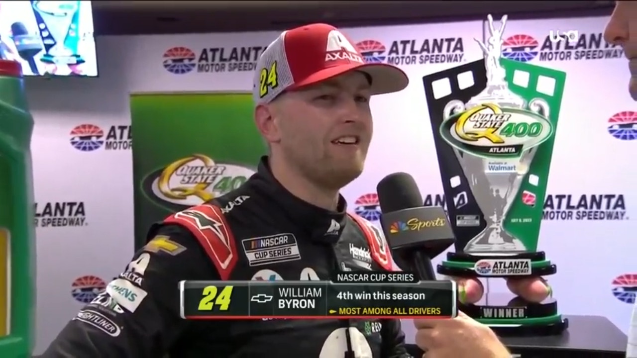 NASCAR calls the Quaker State 400 due to rain, resulting in a win for