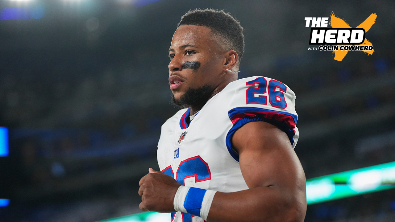 How will Saquon Barkley's contract situation impact the Giants this season? | THE HERD