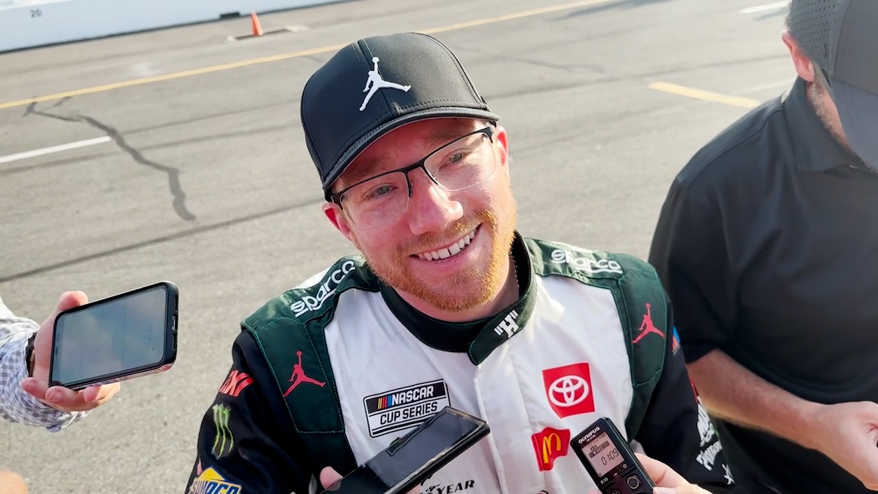 Tyler Reddick talks about what happened in the incident that caused Austin Dillon to throw his helmet