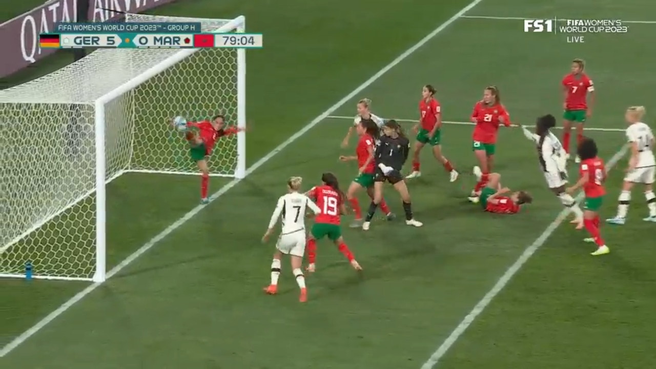 Moroccos Zineb Redouani scores an own goal in 79 2023 FIFA Womens World Cup FOX Sports