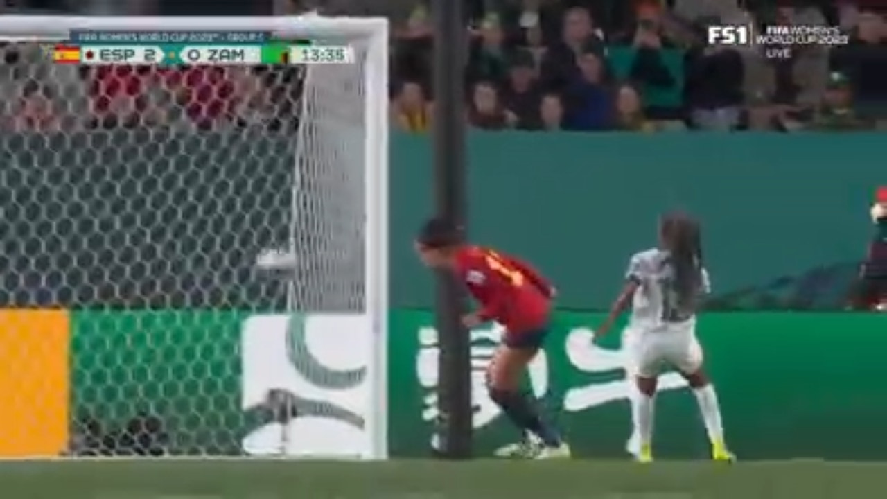 Teresa Abilleira and Jenni Hermoso both find the net to give Spain an early 2-0 lead over Zambia