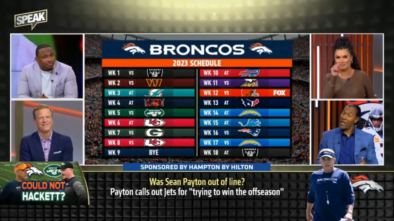 Sean Payton rips Jets OC & 2022 Broncos: ‘one of the worst coaching jobs’ | NFL | SPEAK