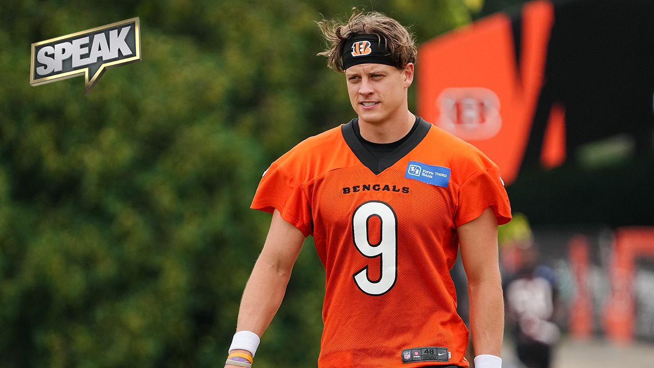 Joe Burrow suffers calf injury, carted off at Bengals practice | SPEAK