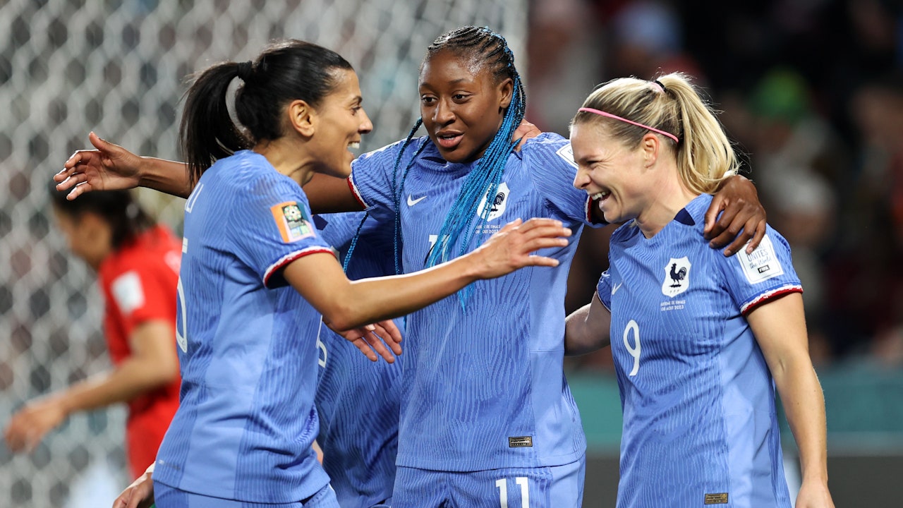 France scores THREE goals in the first half to take a comfortable lead over Morocco | 2023 FIFA Women's World Cup