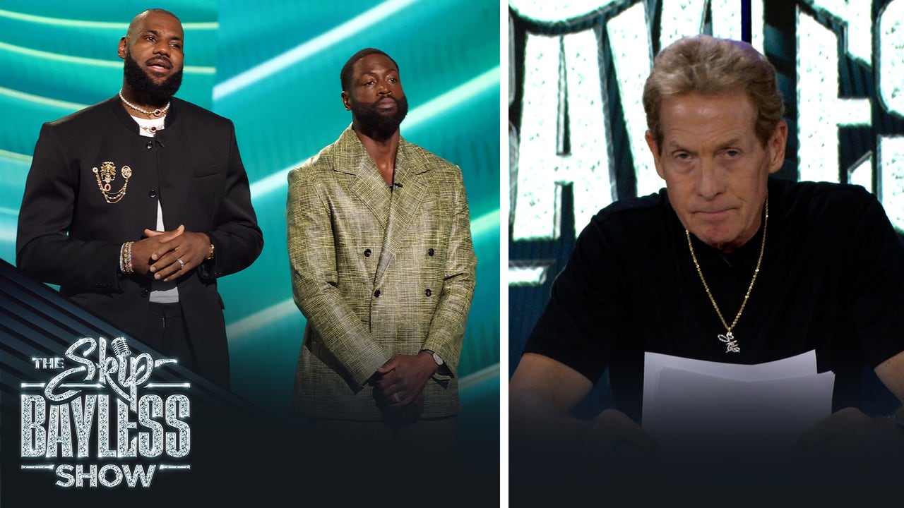 'Where was LeBron?!' — Skip on the King’s absence from D-Wade's HOF induction | The Skip Bayless Show