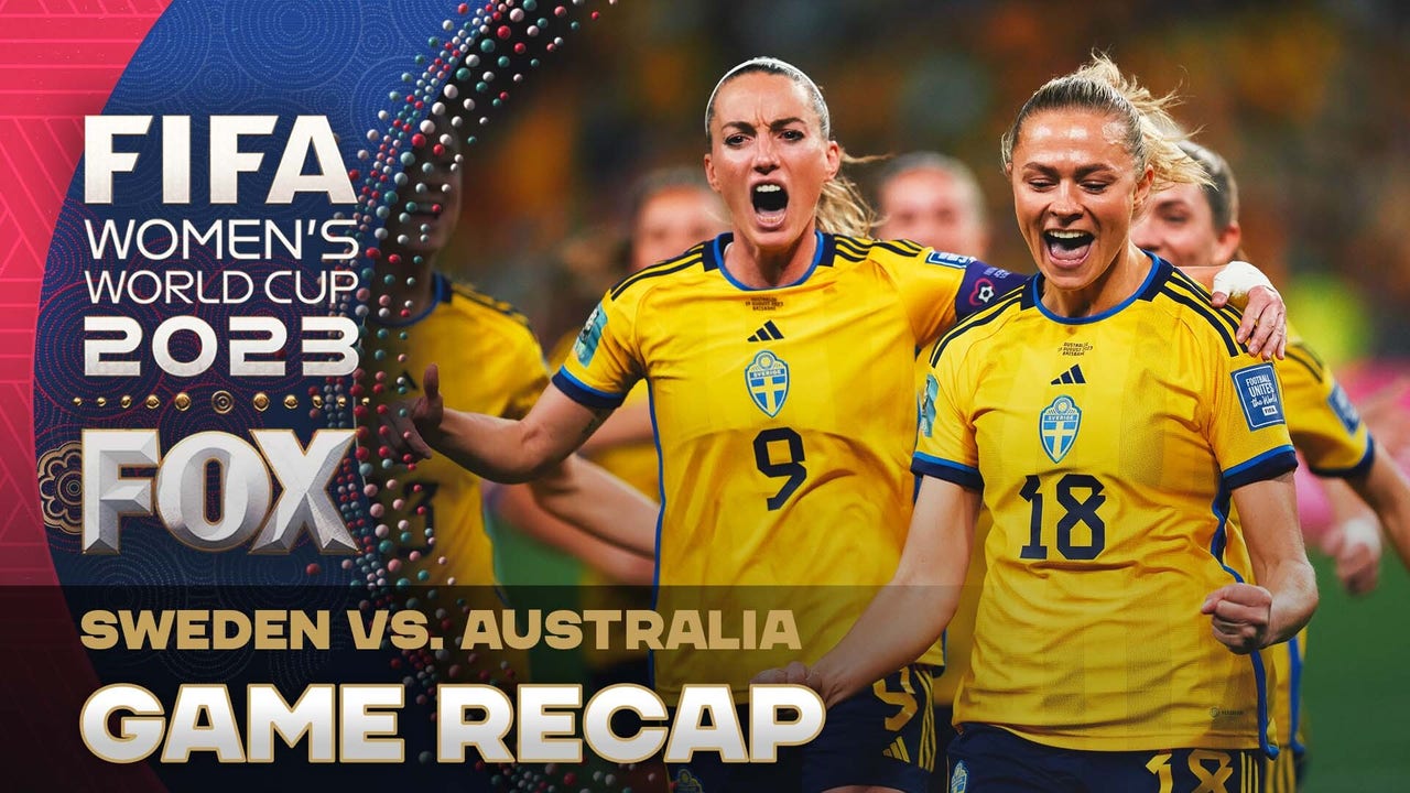 The World Cup Tonight crew reacts to Sweden defeating Australia in the World Cup Third Place Match FOX Sports