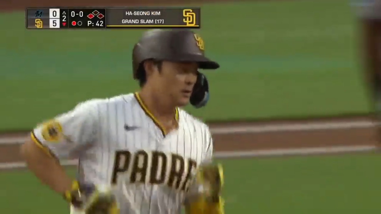 Ha-Seong Kim hits a grand slam, extending the Padres' lead over the Marlins  - BVM Sports