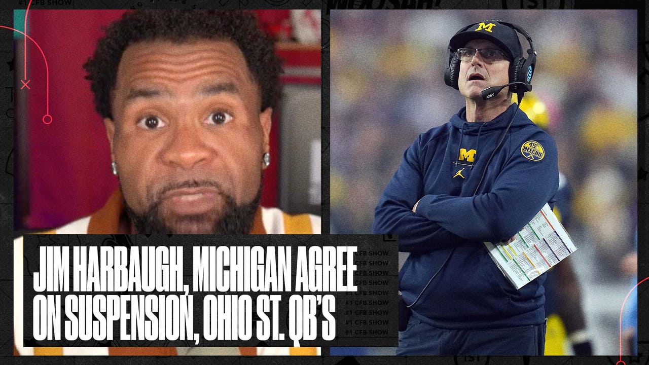 How Jim Harbaugh's suspension impacts Michigan's 2023 season & Ohio State's QB competition continues | No. 1 CFB Show