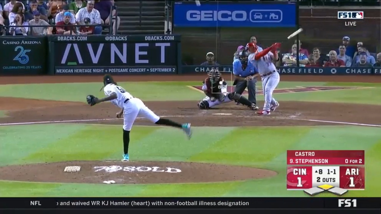 Tyler Stephenson's RBI single helps Reds grab lead over Diamondbacks