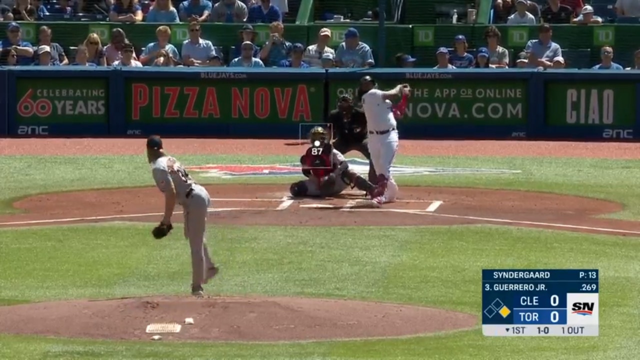 Blue Jays' Vladimir Guerrero Jr. belts a 415-ft homer to grab lead over Guardians