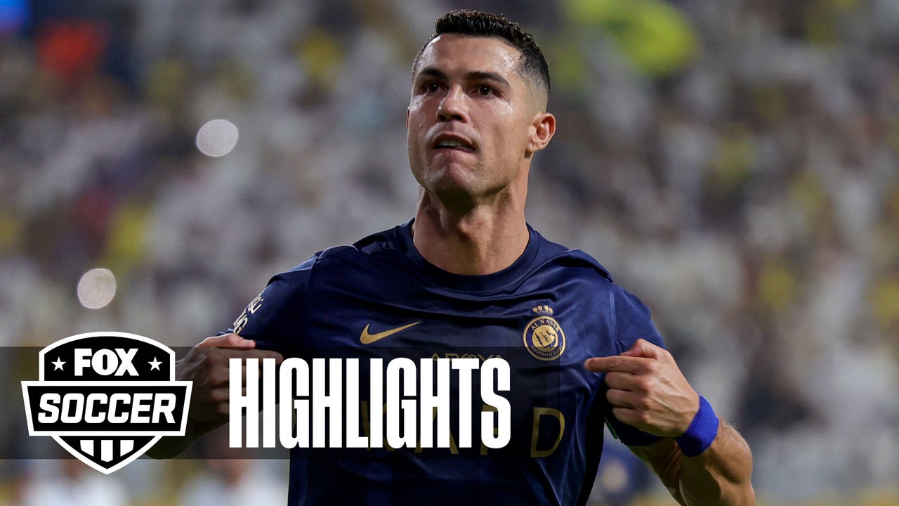 Cristiano Ronaldo scores two PK goals for Al-Nassr FC to help secure a 4-0 victory over Al-Shabab FC in the Saudi Pro League