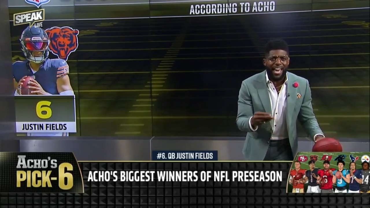 Packers, Bears & 49ers QBs are amongst Acho's ‘Biggest Winners’ of preseason | NFL | SPEAK