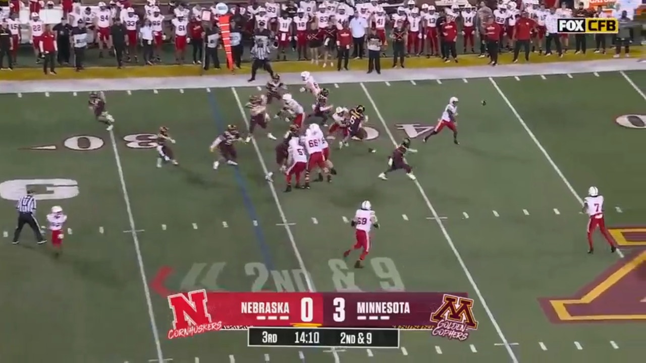 Nebraska's Jeff Sims converts on an UNREAL trick play to grab the lead against Minnesota