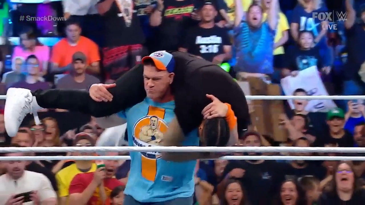 Jimmy Uso crashes John Cena’s return and accuses him of being just like Roman Reigns | WWE on FOX