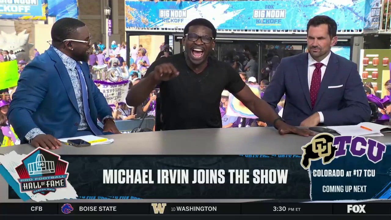 'That's pressure!' - Michael Irvin is FIRED up about Colorado vs. TCU | Big Noon Kickoff