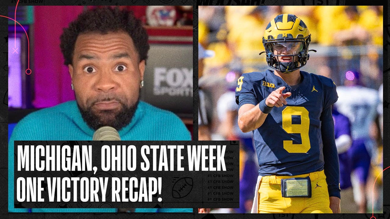 RJ Young breaks down Michigan, Ohio State's week one victory | No. 1 CFB Show