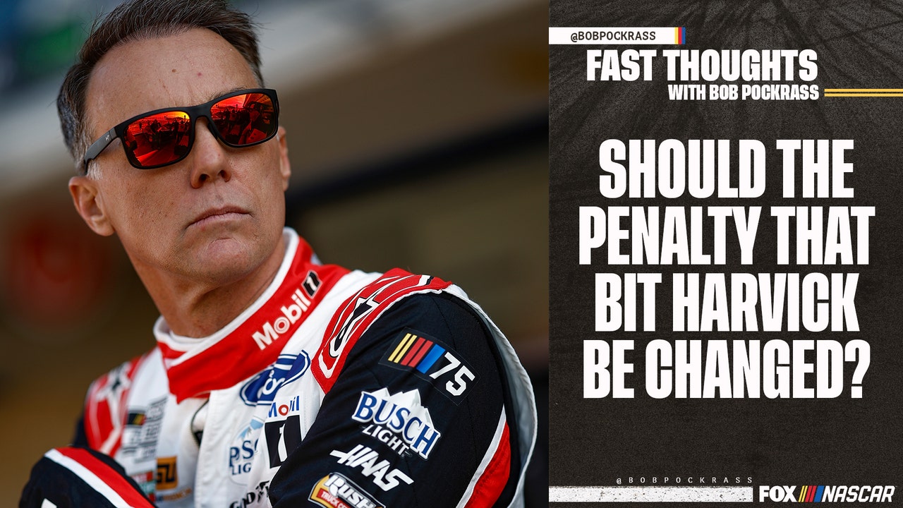 Should the rule that bit Harvick be changed? | Fast Thoughts with Bob Pockrass