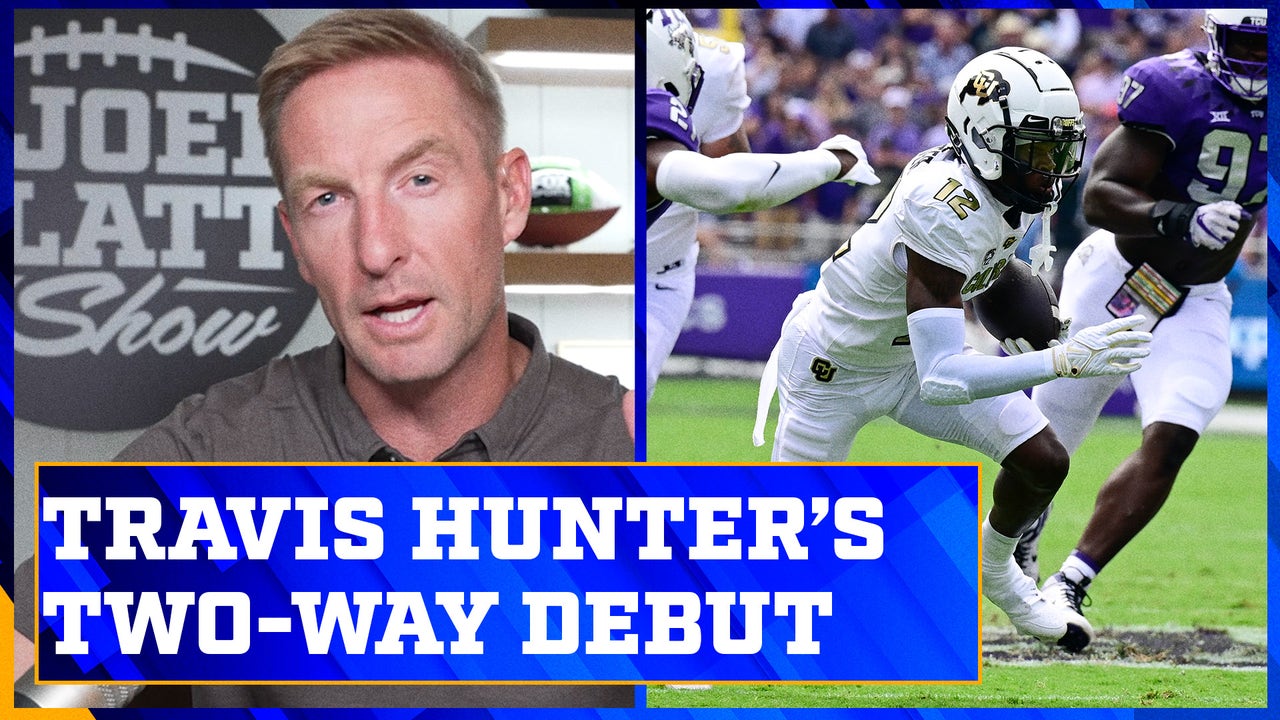 Travis Hunter debuts as a two-way player in Colorado's upset win over TCU | Joel Klatt Show