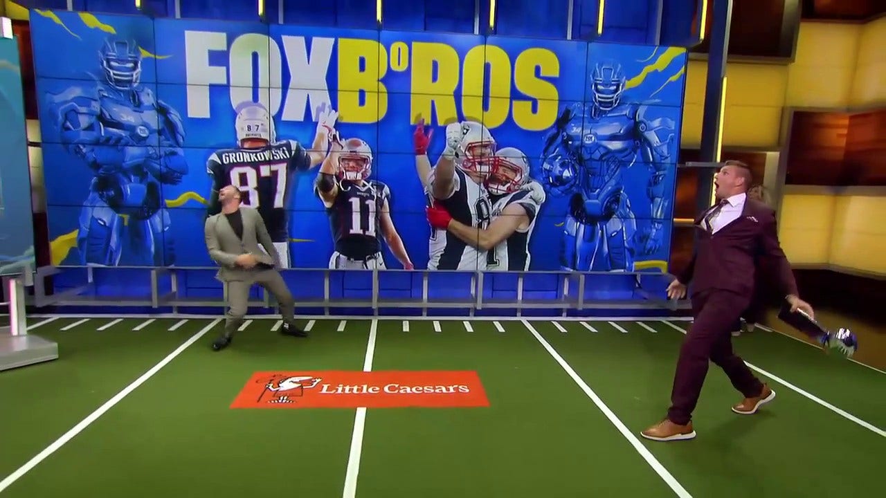 Julian Edelman, Rob Gronkowski relive Gronk's dented Lombardi Trophy celebration | FOX NFL Kickoff