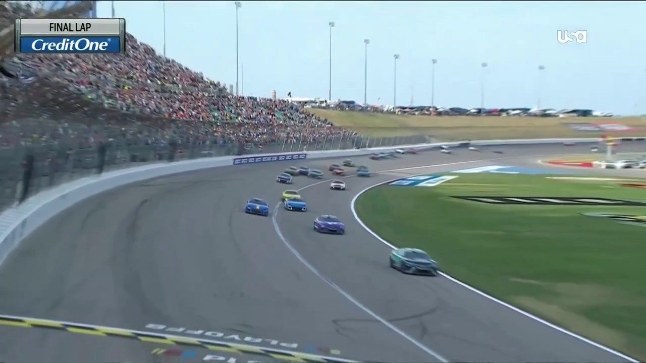 Tyler Reddick on his crash going into the finish line and only being two  points behind the cutoff in the Yellawood 500