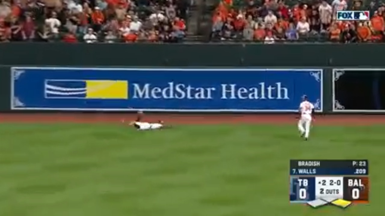 Orioles' Cedric Mullins lays out to make a ridiculous diving catch against  the Rays - BVM Sports