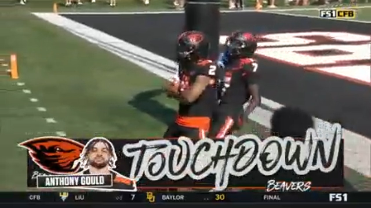 DJ Uiagalelei connects with Anthony Gould for a 75-yard TD to extend Oregon State's lead vs. San Diego State