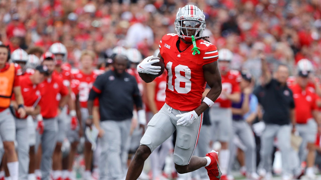 Ohio State's Marvin Harrison Jr. registers 125 yards and one TD in a win vs. Western Kentucky