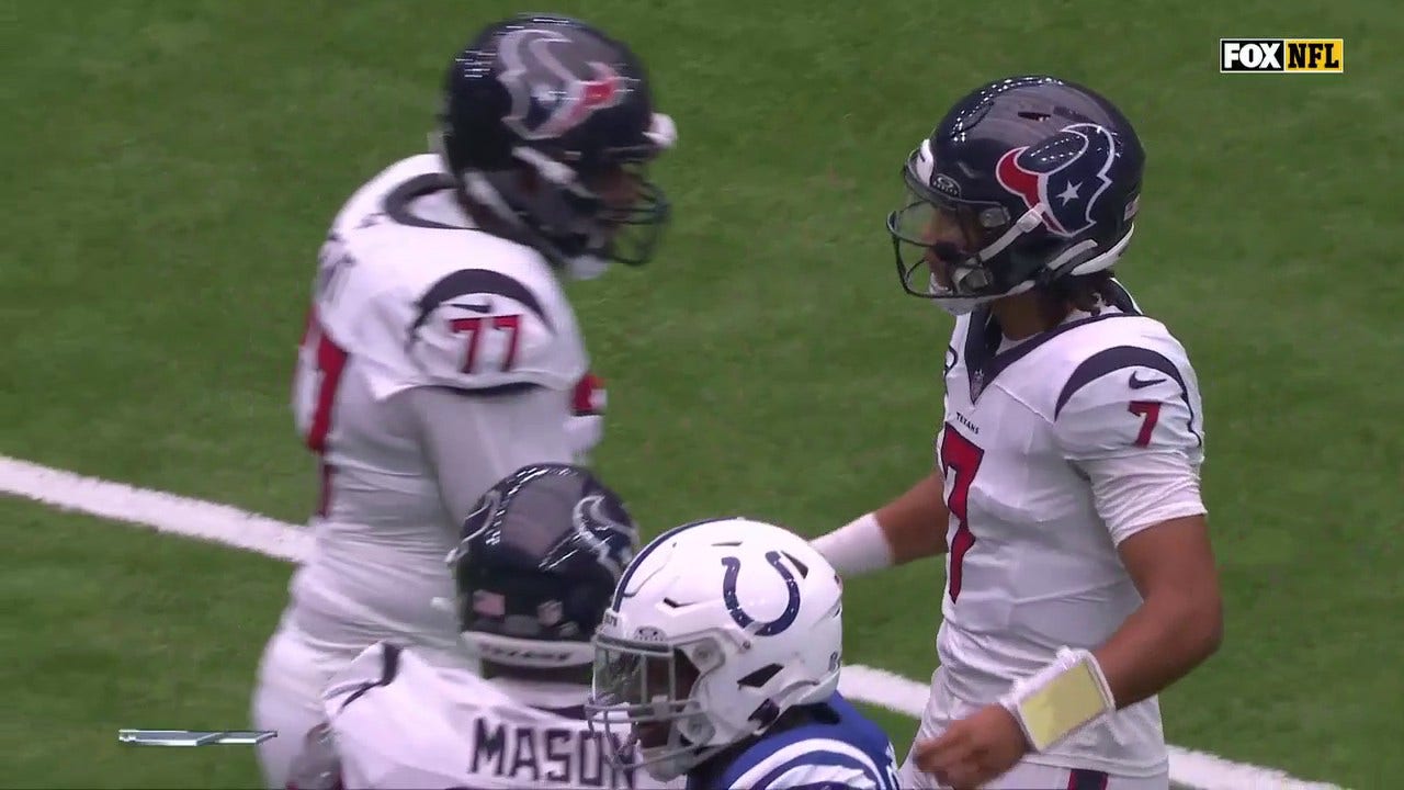 Houston Texans rookie quarterback C.J. Stroud threw a first quarter  touchdown pass to Nico Collins in the preseason finale on Sunday night in  New Orleans.