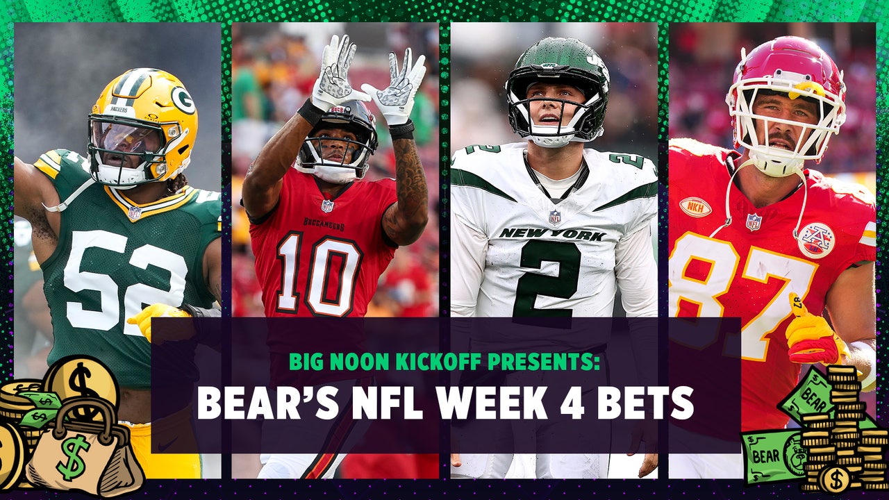 Saints vs. Buccaneers, Jets vs. Chiefs stand out as best bets of NFL Week 4 | Bear Bets