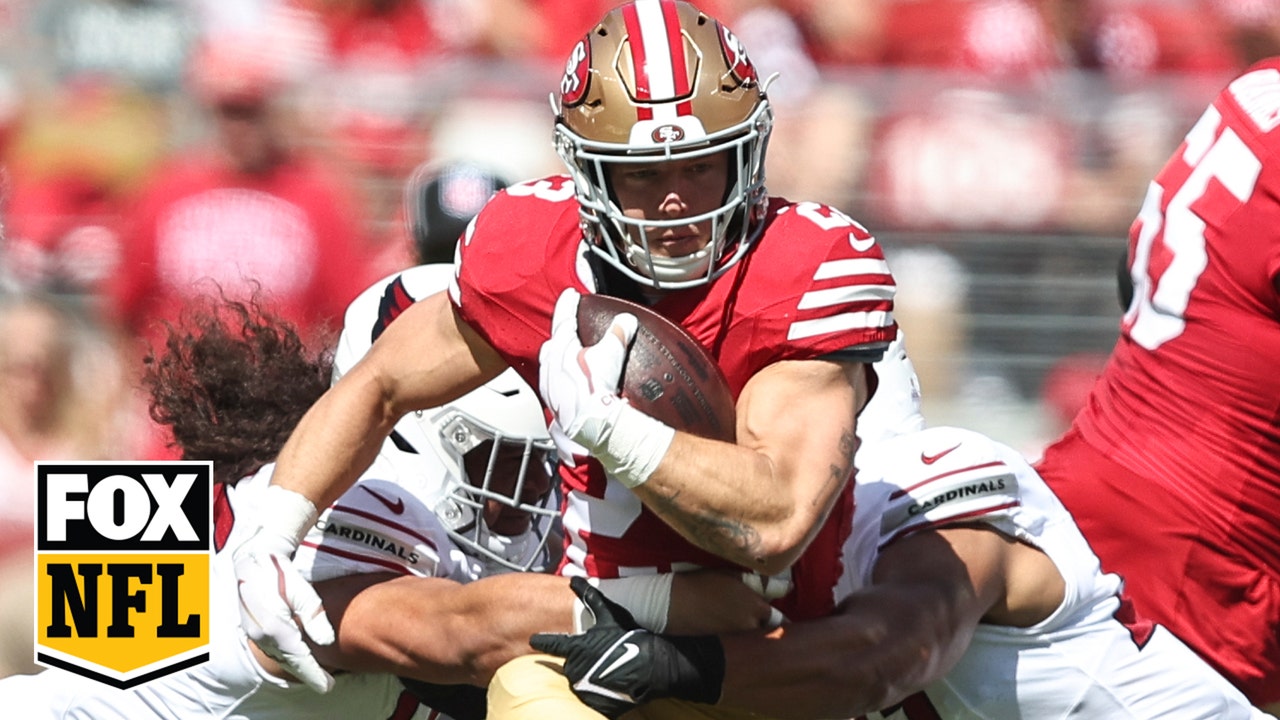 49ers' RB Christian McCaffrey scores his fourth TD in win vs. the