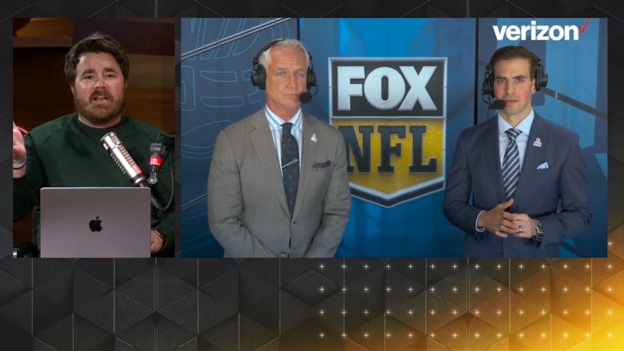 Who are the Eagles-Commanders game announcers for today on FOX