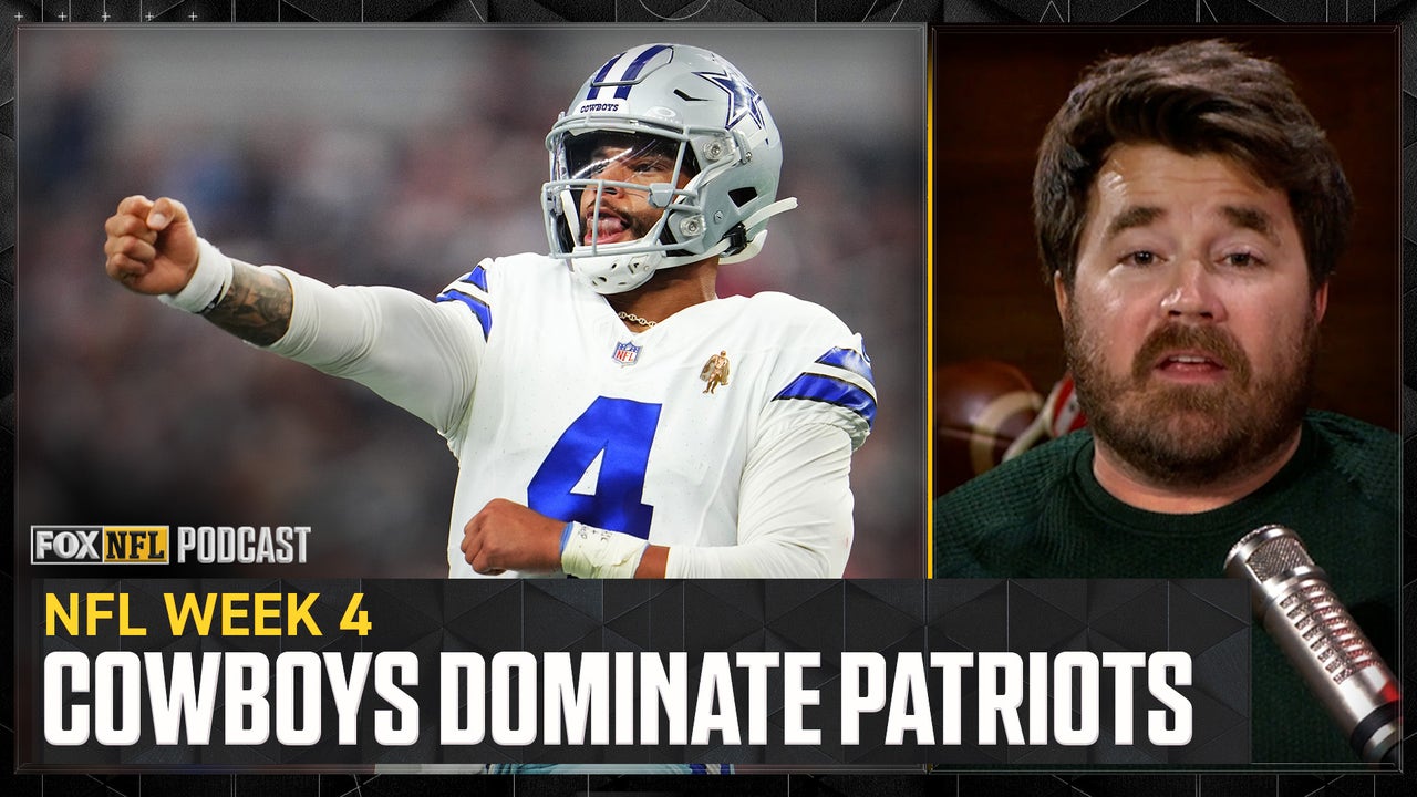 Dave Helman reacts to Dak Prescott, Cowboys' DOMINATING win vs. Mac Jones, Patriots | NFL on FOX Pod