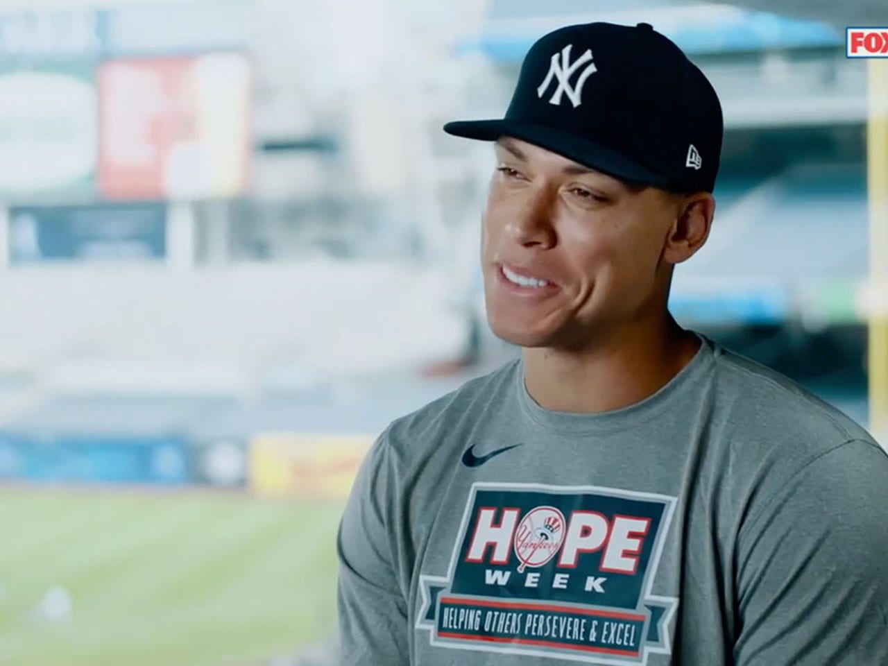 Aaron Judge home run: Kid in ball video meets Yankees star