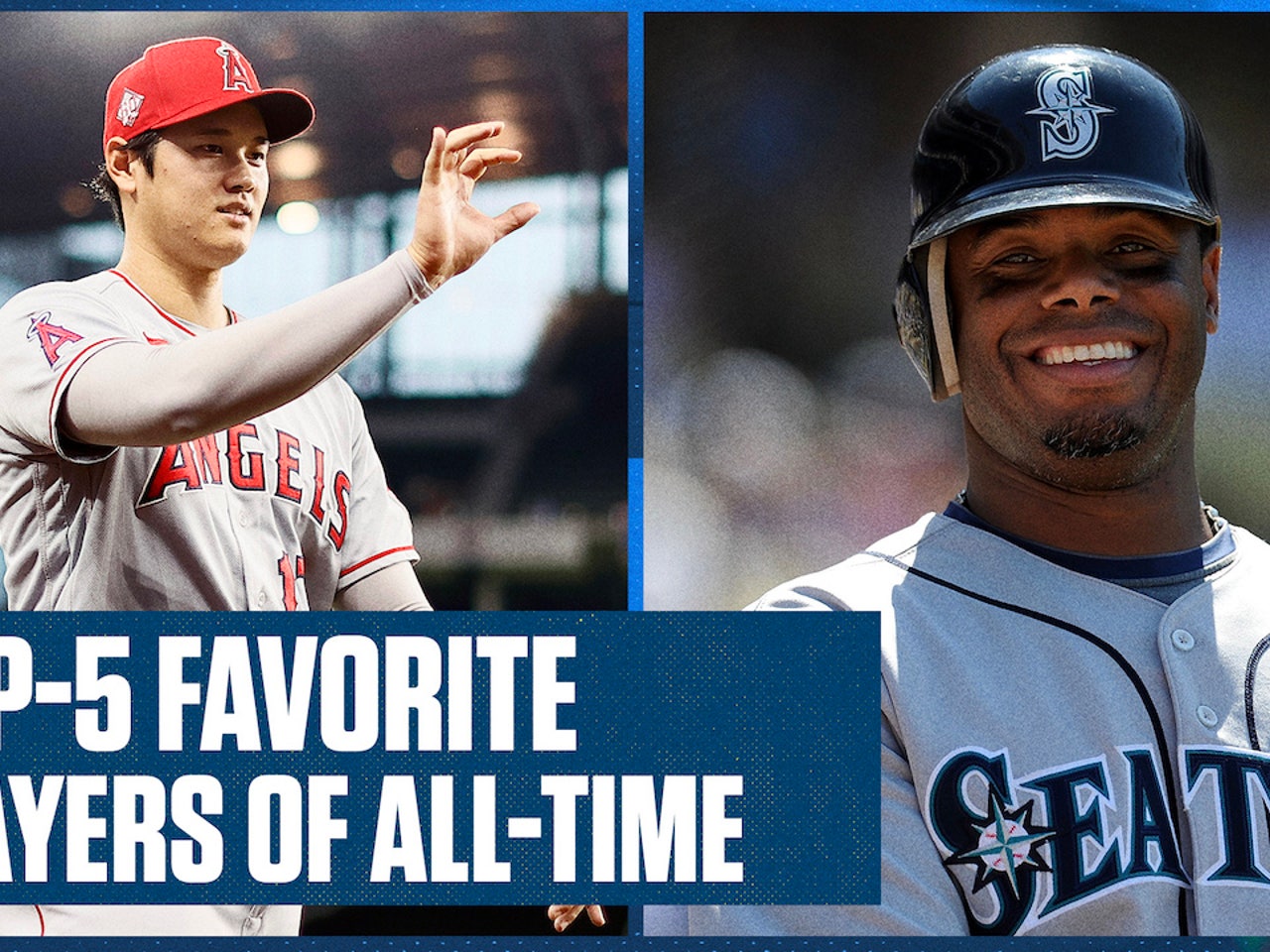 Shohei Ohtani and Ken Griffey Jr. headline Top-5 favorite players of all- time, Flippin' Bats