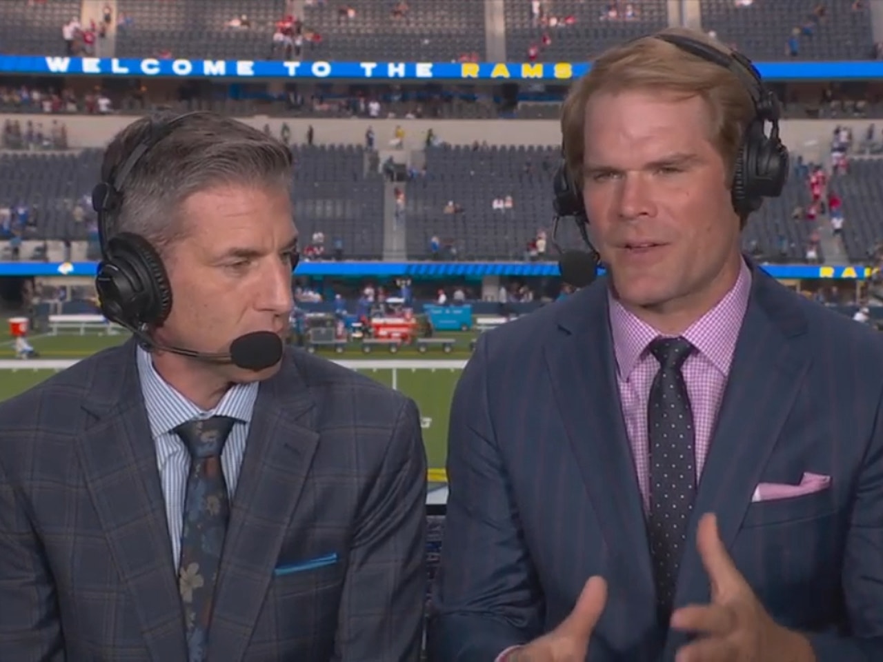 Kevin Burkhardt and Greg Olsen credited with saving NFC