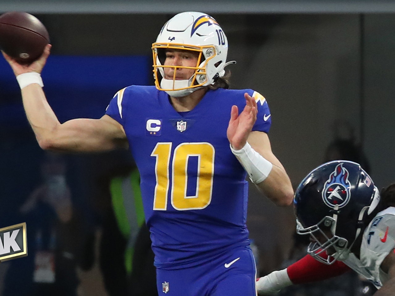 Justin Herbert official LA Chargers jerseys, T-shirts now available to buy:  Former Ducks star will wear No. 10 for Los Angeles 