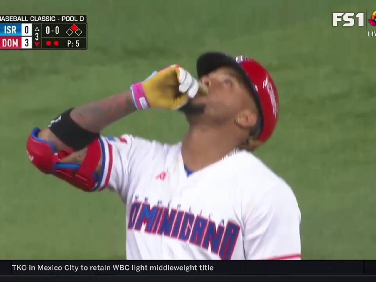 Marte's All-Star Game double  Ketel Marte doubled in his first