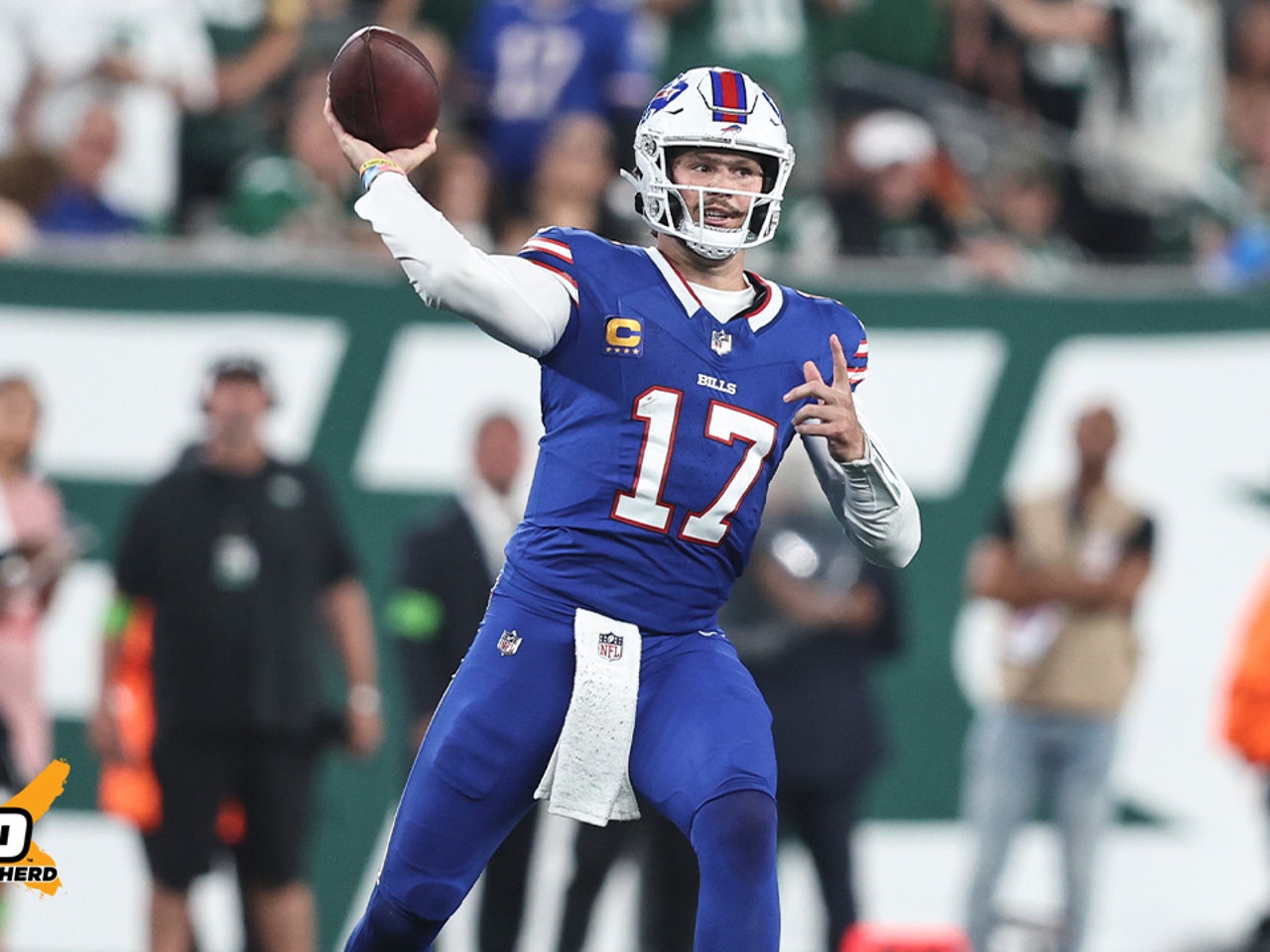 Buffalo Bills Josh Allen appeared on Kyle Allen's podcast in September