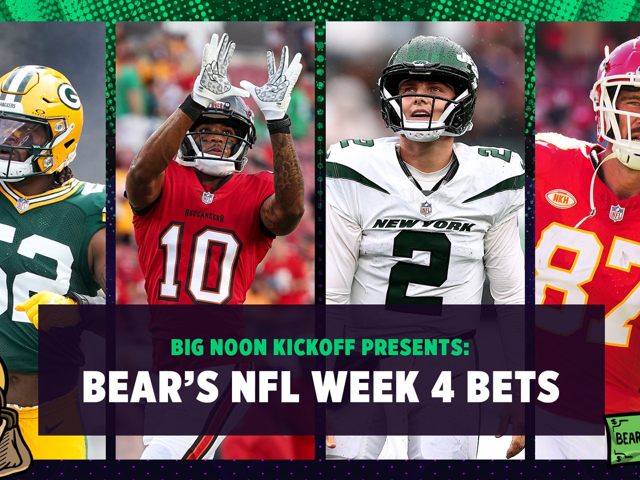 Best NFL Prop Bets for 4 PM Games in Week 4