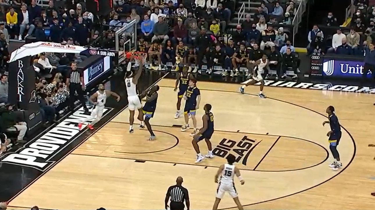 Marquette and Providence trade alley-oop slams in back-to-back possessions
