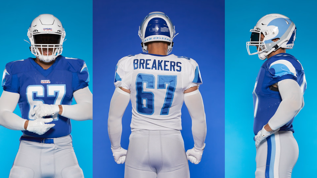 USFL's New Orleans Breakers release uniforms