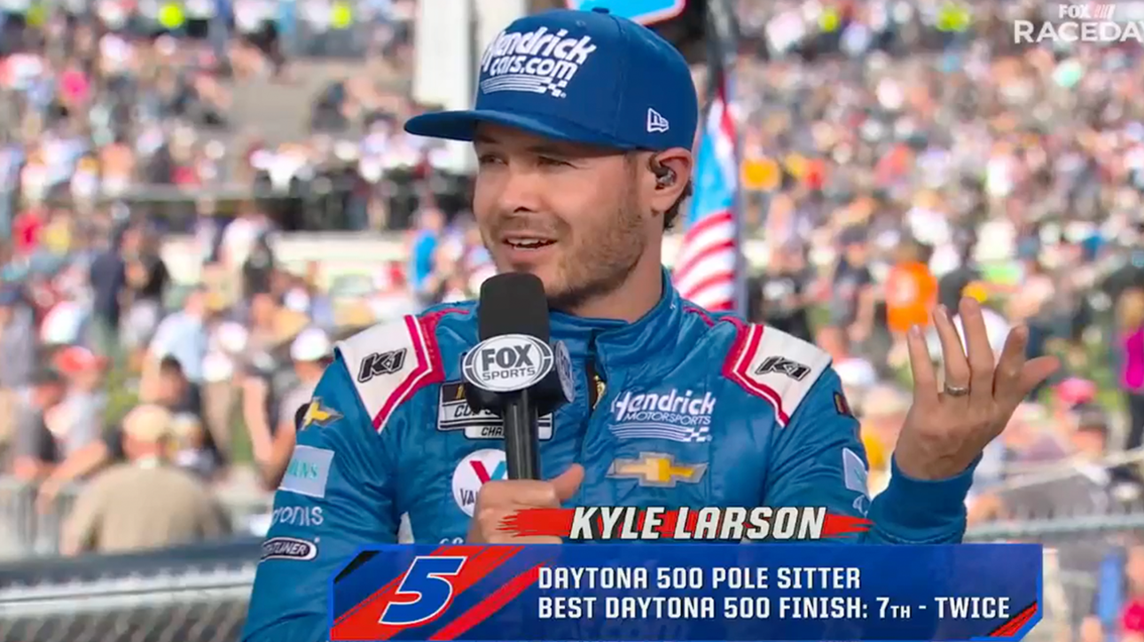 Kyle Larson on overcoming struggles at the Daytona 500 I NASCAR on FOX