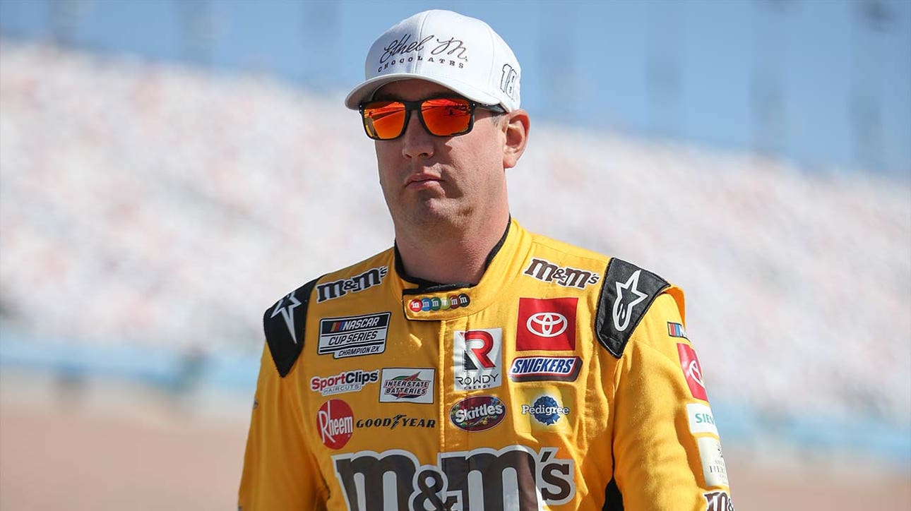 Kyle Busch thought he had a shot coming off pit road as the first car with four fresh tires at Las Vegas Motor Speedway