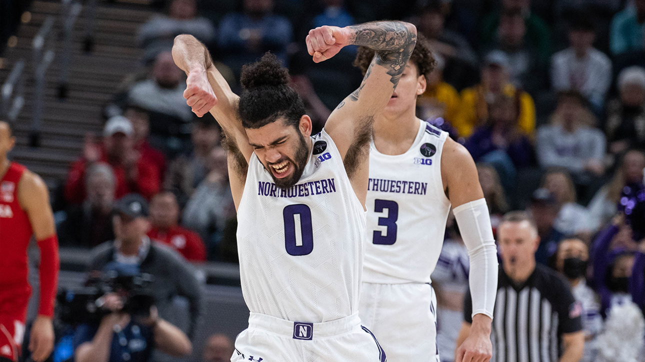 Northwestern's Boo Buie caps off a 14-point second half by hitting a HUGE three in Wildcats' 71-69 victory